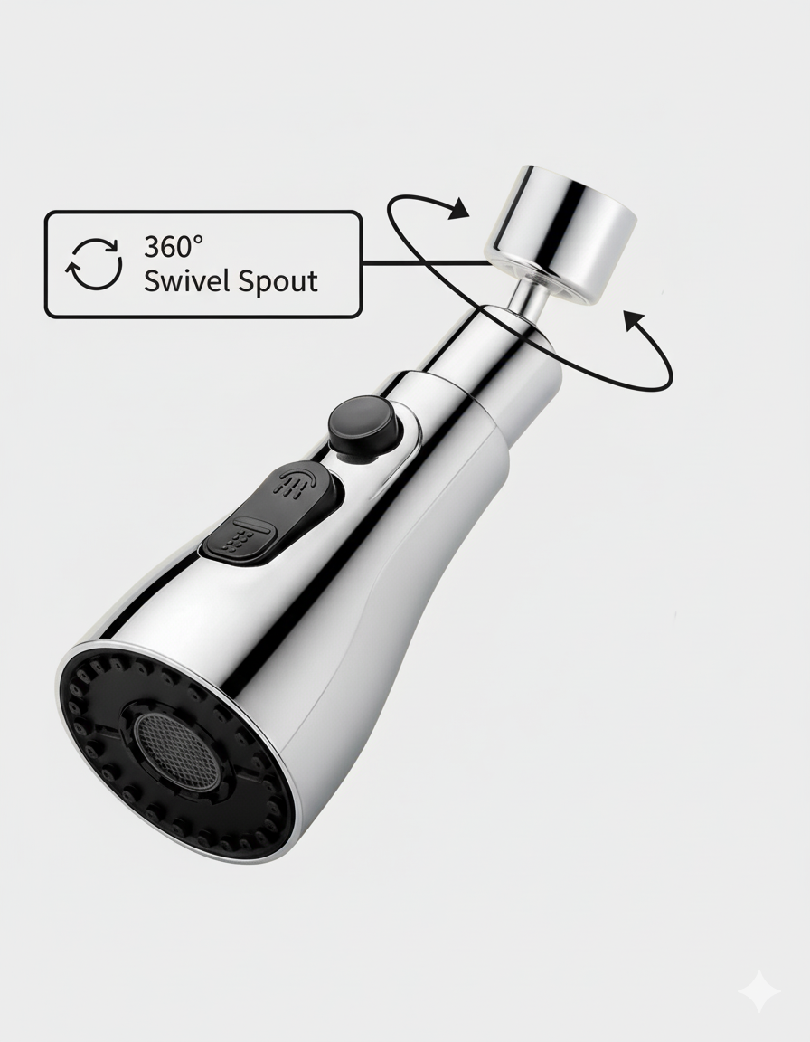 3 Modes Kitchen Sink Faucet